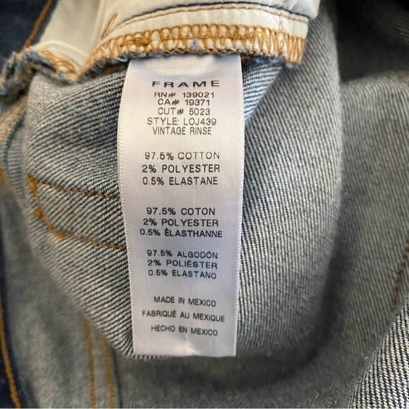 Frame Le Original Straight Jeans - Picture 7 of 9